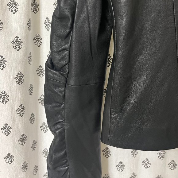 Black Leather Jacket | Genuine Leather - Picture 6 of 8